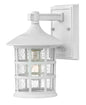 Freeport Small Wall Mount Lantern In White Finish