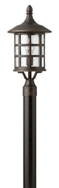 Freeport Medium Post Top or Pier Mount Lantern In Light Bronze Finish