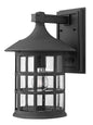 Freeport Medium Wall Mount Lantern In Black Finish