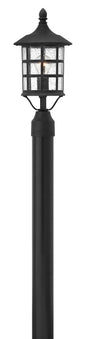 Freeport Medium Post Top or Pier Mount Lantern In Black Finish