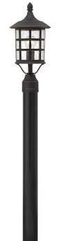 Freeport Medium Post Top or Pier Mount Lantern In Light Bronze Finish