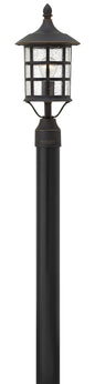 Freeport Medium Post Top or Pier Mount Lantern In Light Bronze Finish