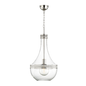 Hagen Pendant with Polished Nickel Finish