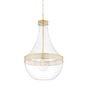 Hagen Pendant with Aged Brass Finish