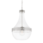 Hagen Pendant with Polished Nickel Finish