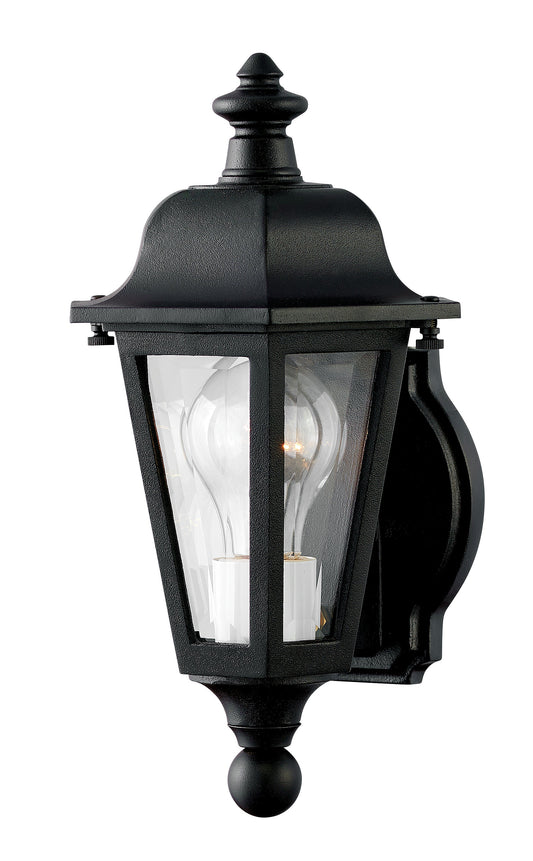 Manor House Small Wall Mount Lantern In Black Finish