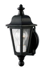 Manor House Small Wall Mount Lantern In Black Finish