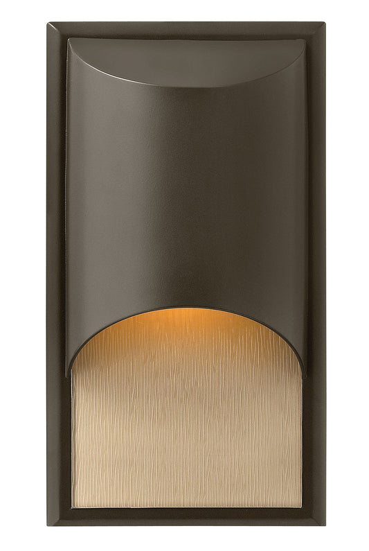 Cascade Medium Wall Mount Lantern In Light Bronze Finish