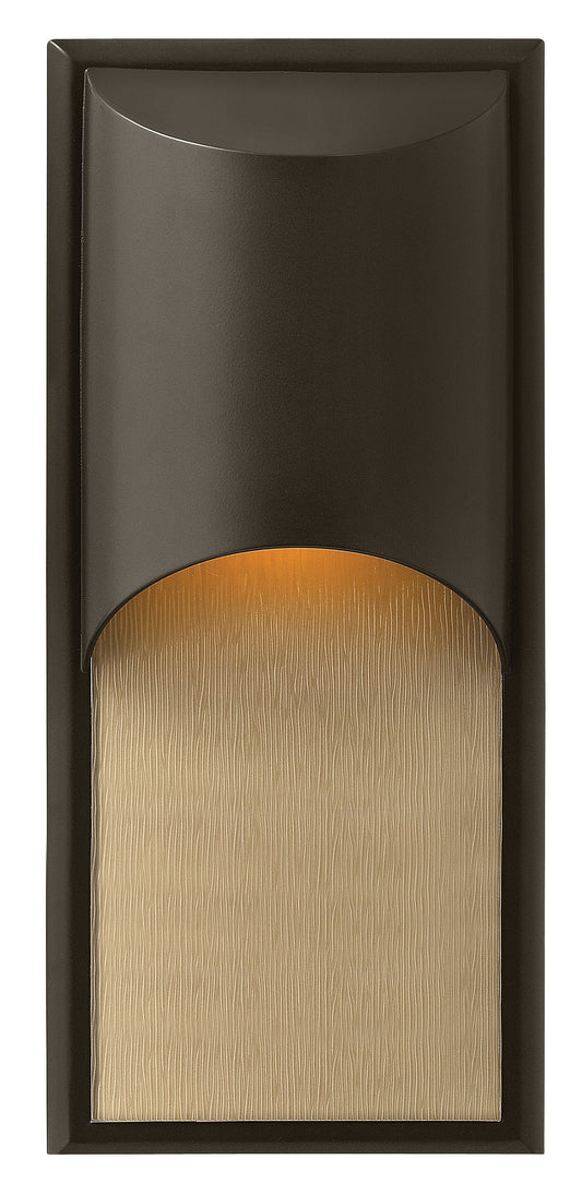 Cascade Medium Wall Mount Lantern In Light Bronze Finish