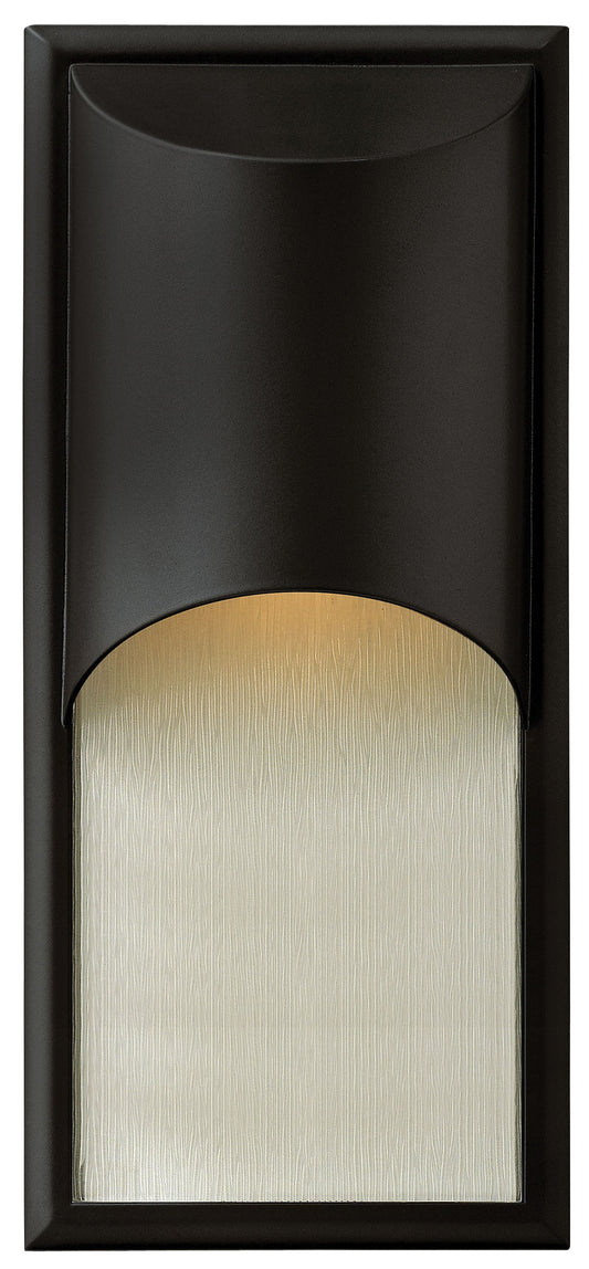 Cascade Medium Wall Mount Lantern In Black Finish