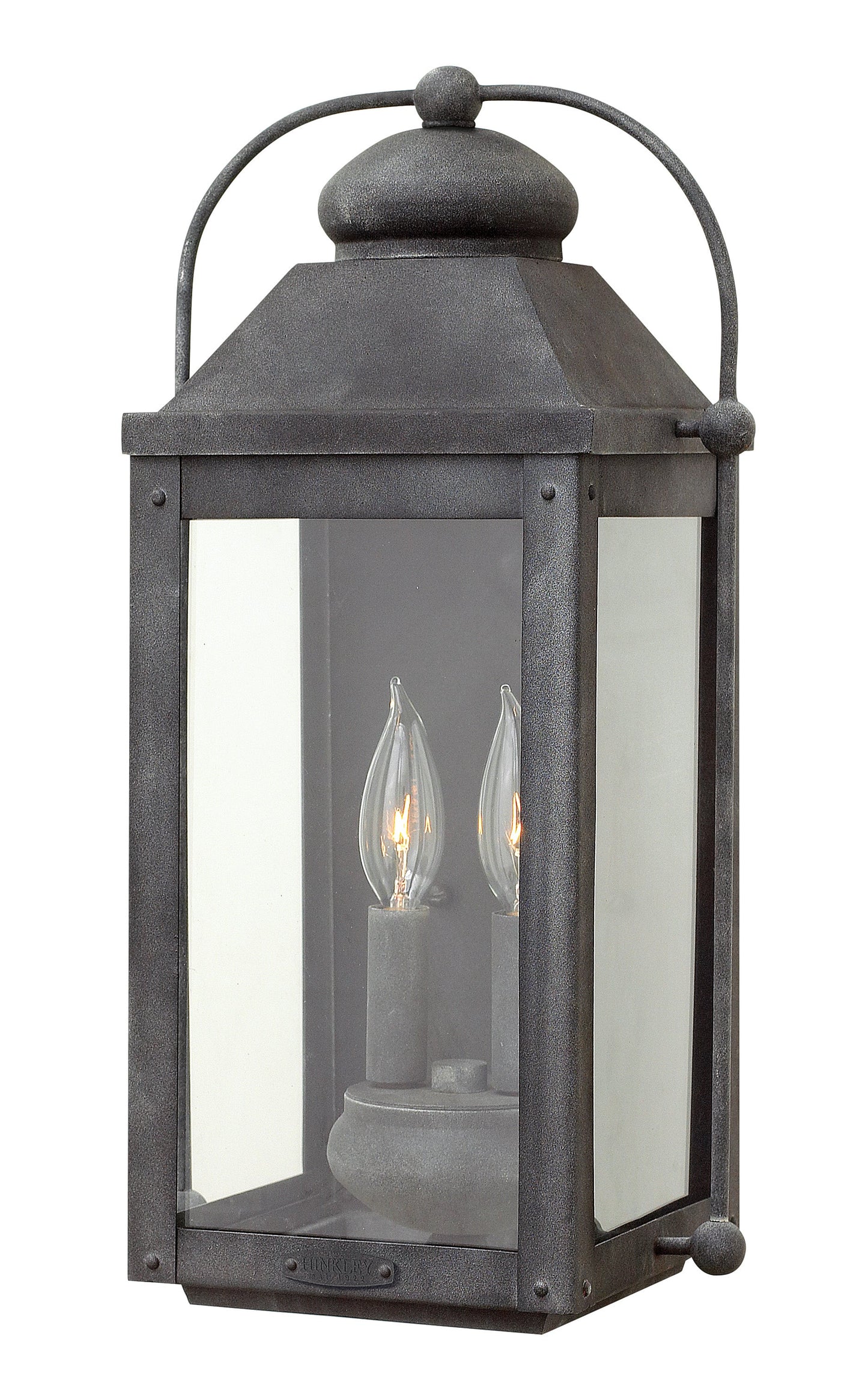 Anchorage Medium Wall Mount Lantern In Black Finish