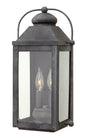 Anchorage Medium Wall Mount Lantern In Black Finish