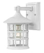 Freeport Coastal Elements Small Wall Mount Lantern In White Finish