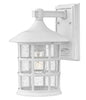 Freeport Coastal Elements Small Wall Mount Lantern In White Finish