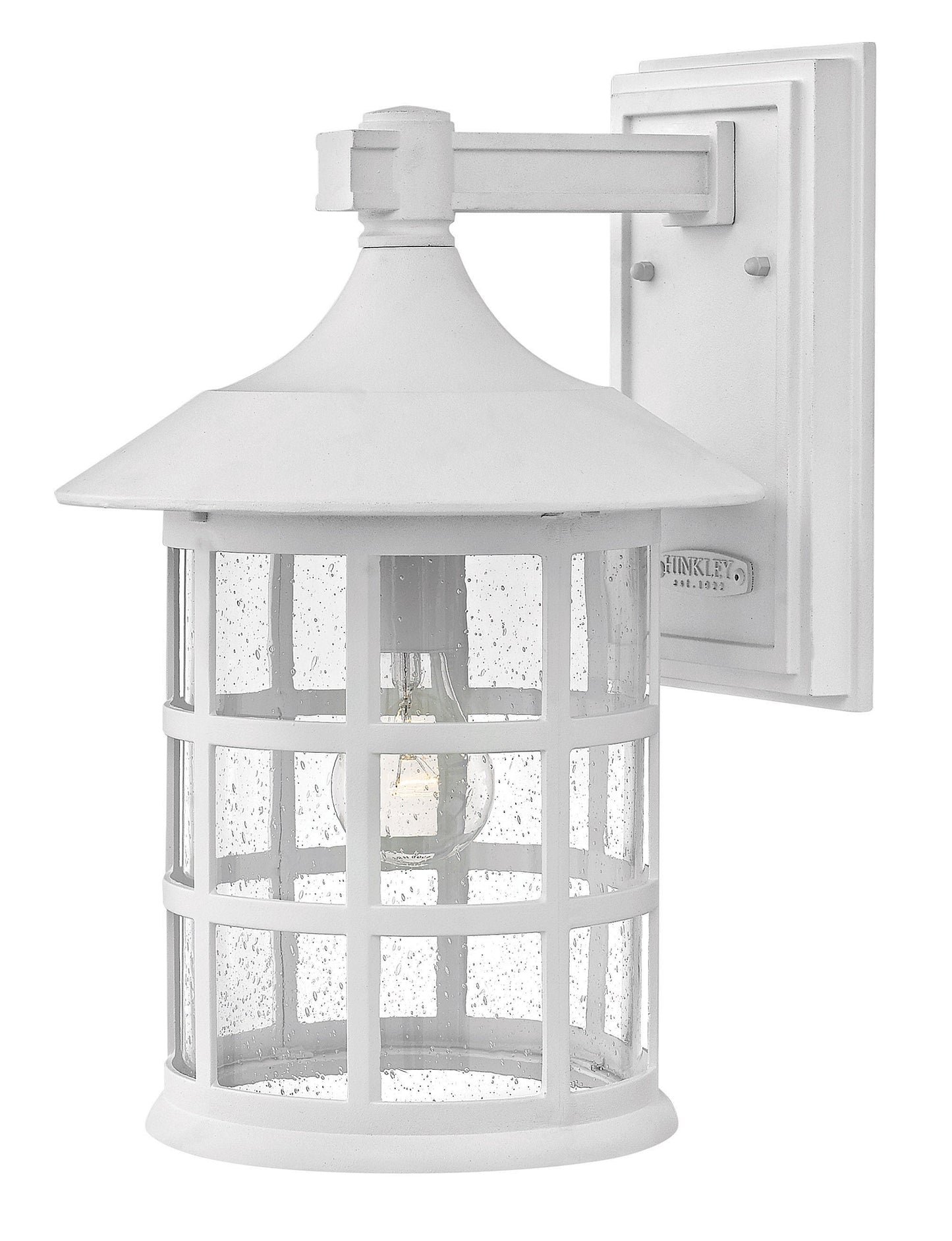 Freeport Coastal Elements Medium Wall Mount Lantern In White Finish