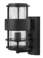 Saturn Small Wall Mount Lantern In Black Finish