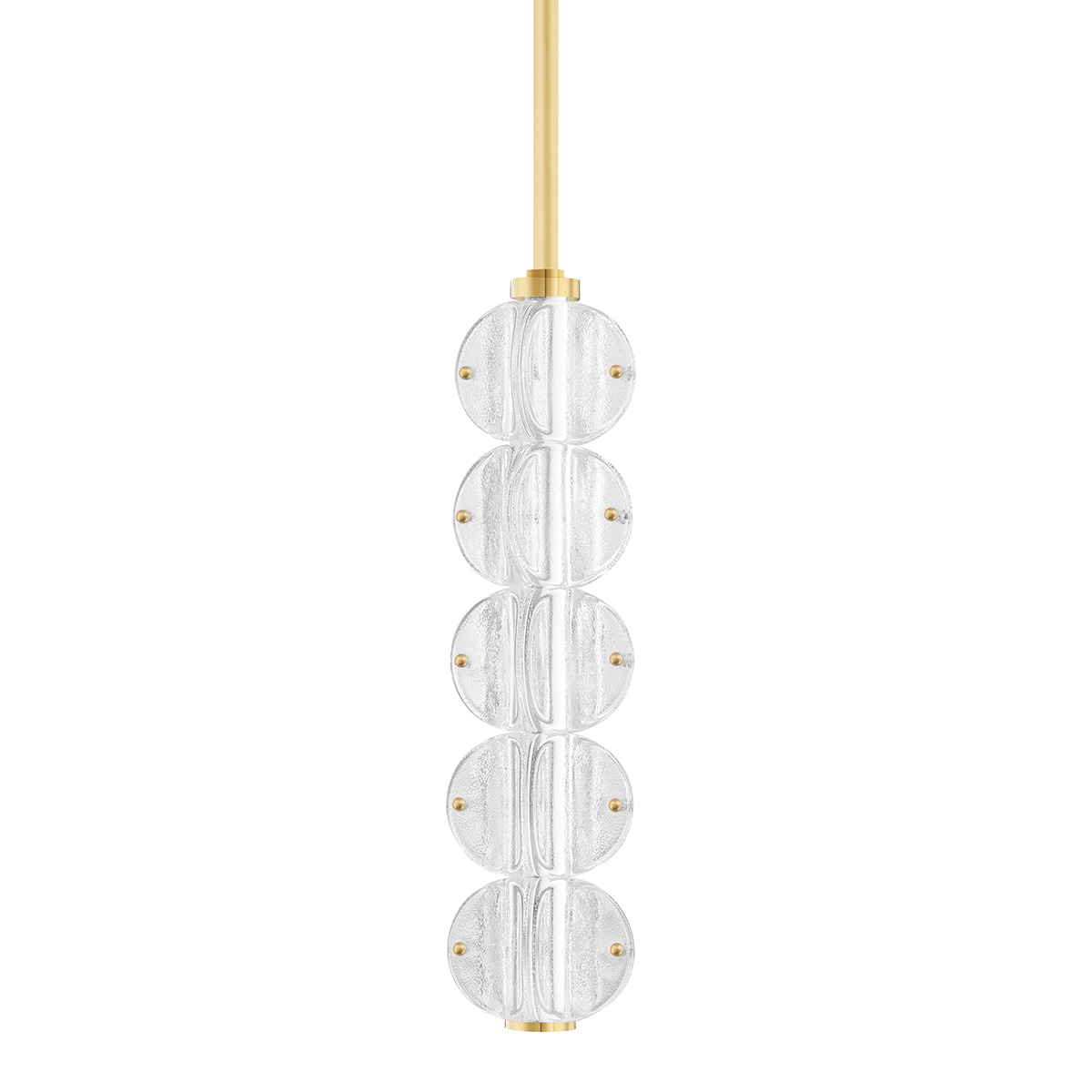 Lindley Pendant with Aged Brass Finish