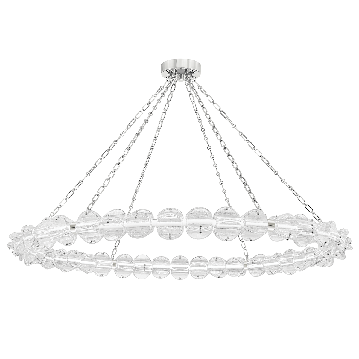 Lindley Chandelier with Polished Nickel Finish
