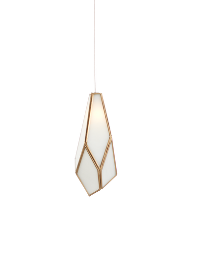 Glace White 1-Light Round Multi-Drop Pendant
