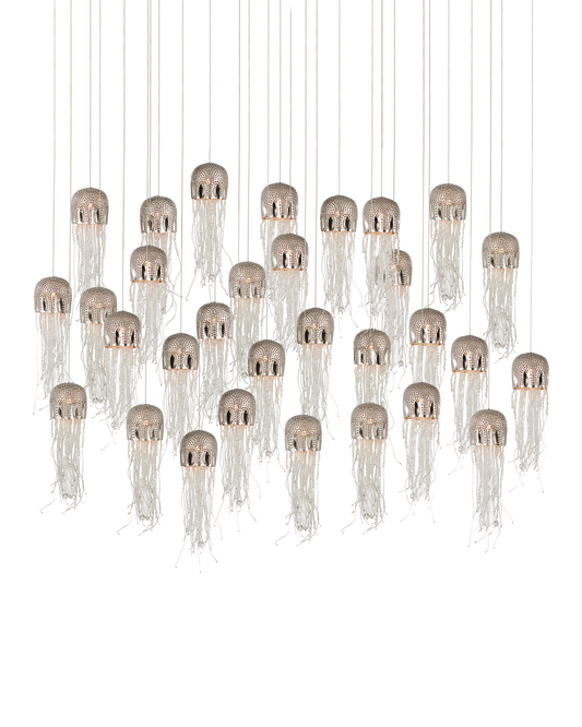 Medusa 30-Light Linear Multi-Drop Pendant