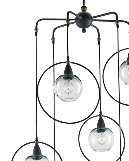 Moorsgate Black Multi-Pendant