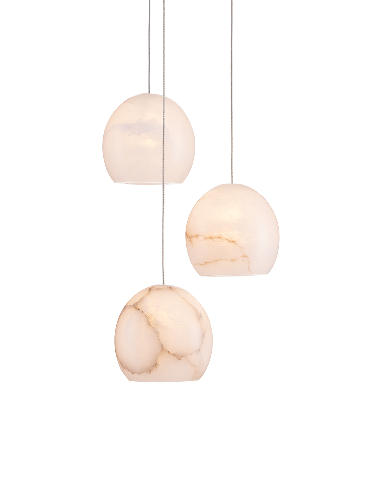 Lazio 3-Light Round Multi-Drop Pendant