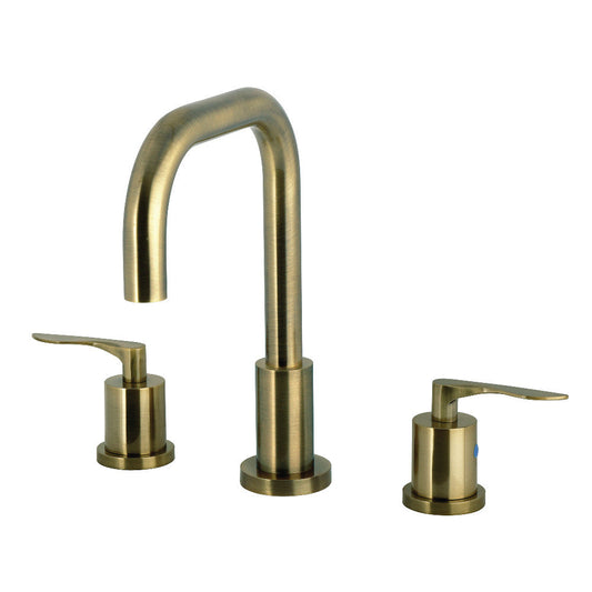 Serena Widespread Bathroom Faucet in Antique Brass