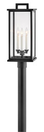 Weymouth Large Post Top or Pier Mount Lantern In Black Finish
