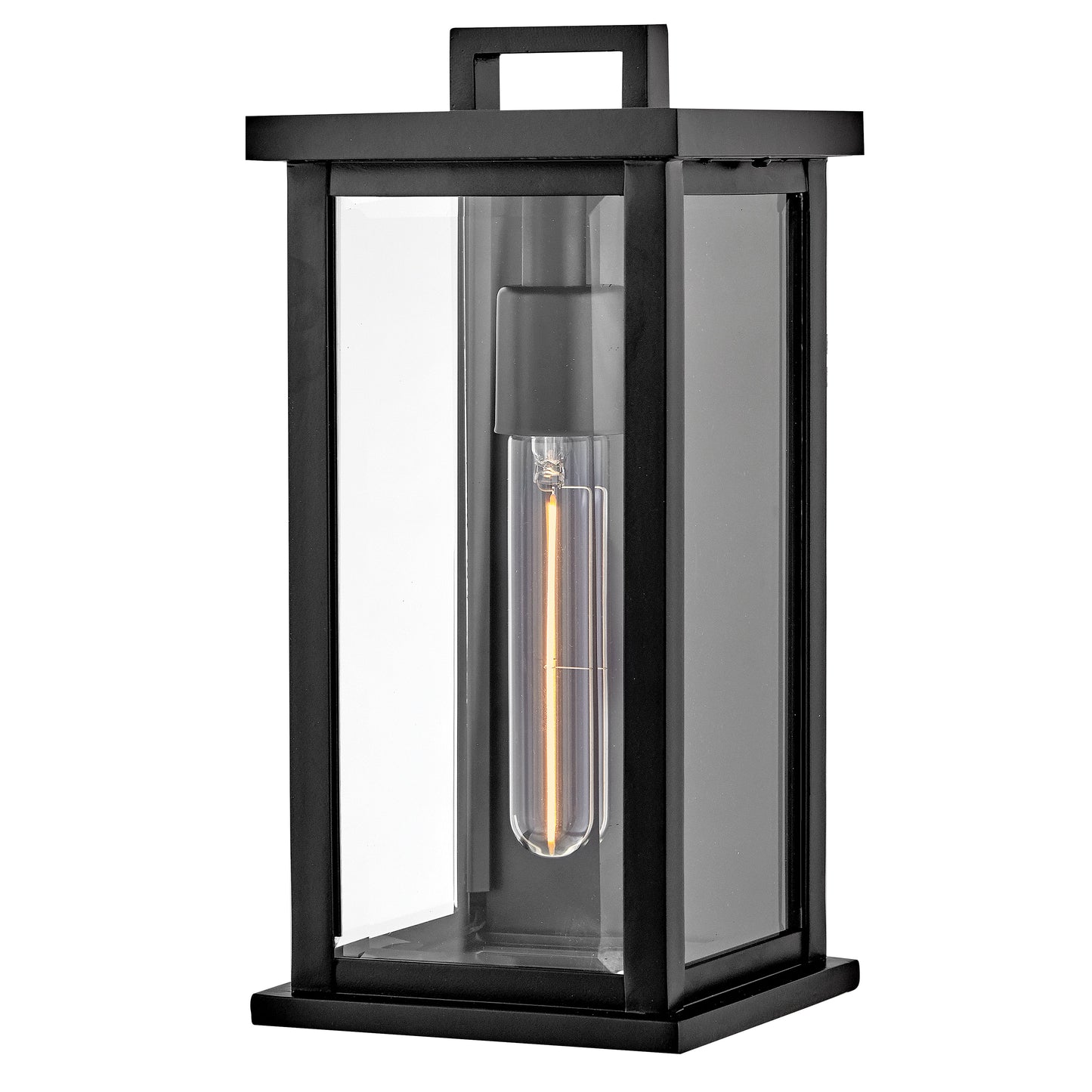 Weymouth Small Wall Mount Lantern In Black Finish