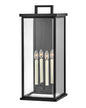 Weymouth Large Wall Mount Lantern In Black Finish