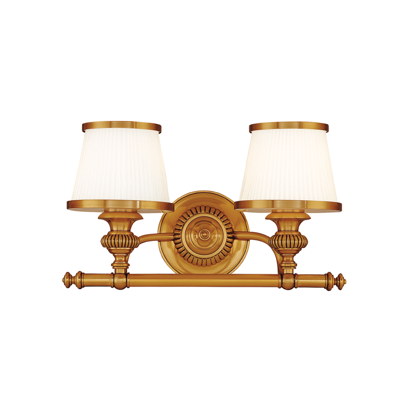 Milton Bath and Vanity with Flemish Brass Finish