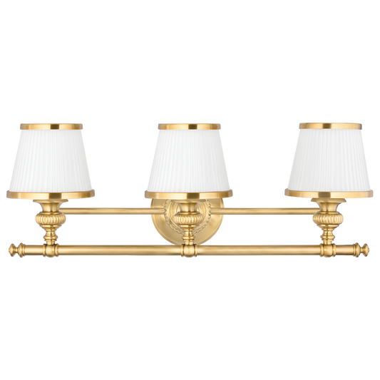 Milton Bath and Vanity with Flemish Brass Finish