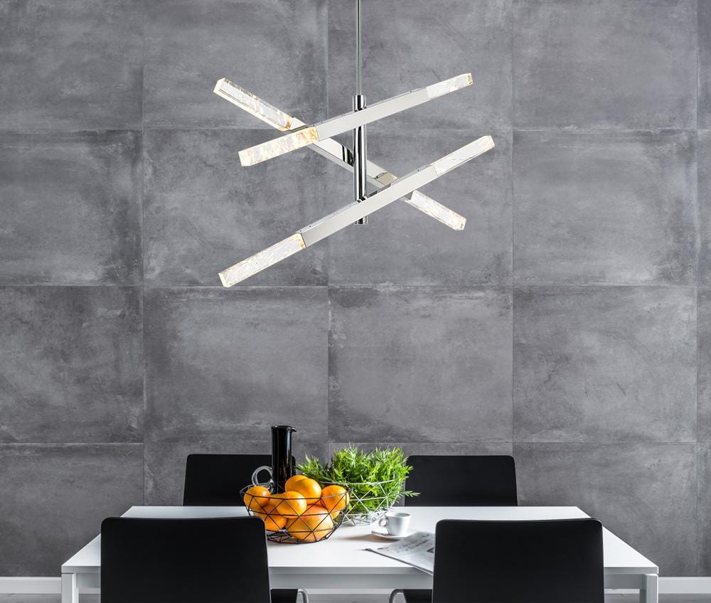 Ari 3-Bar Pendant in Chrome