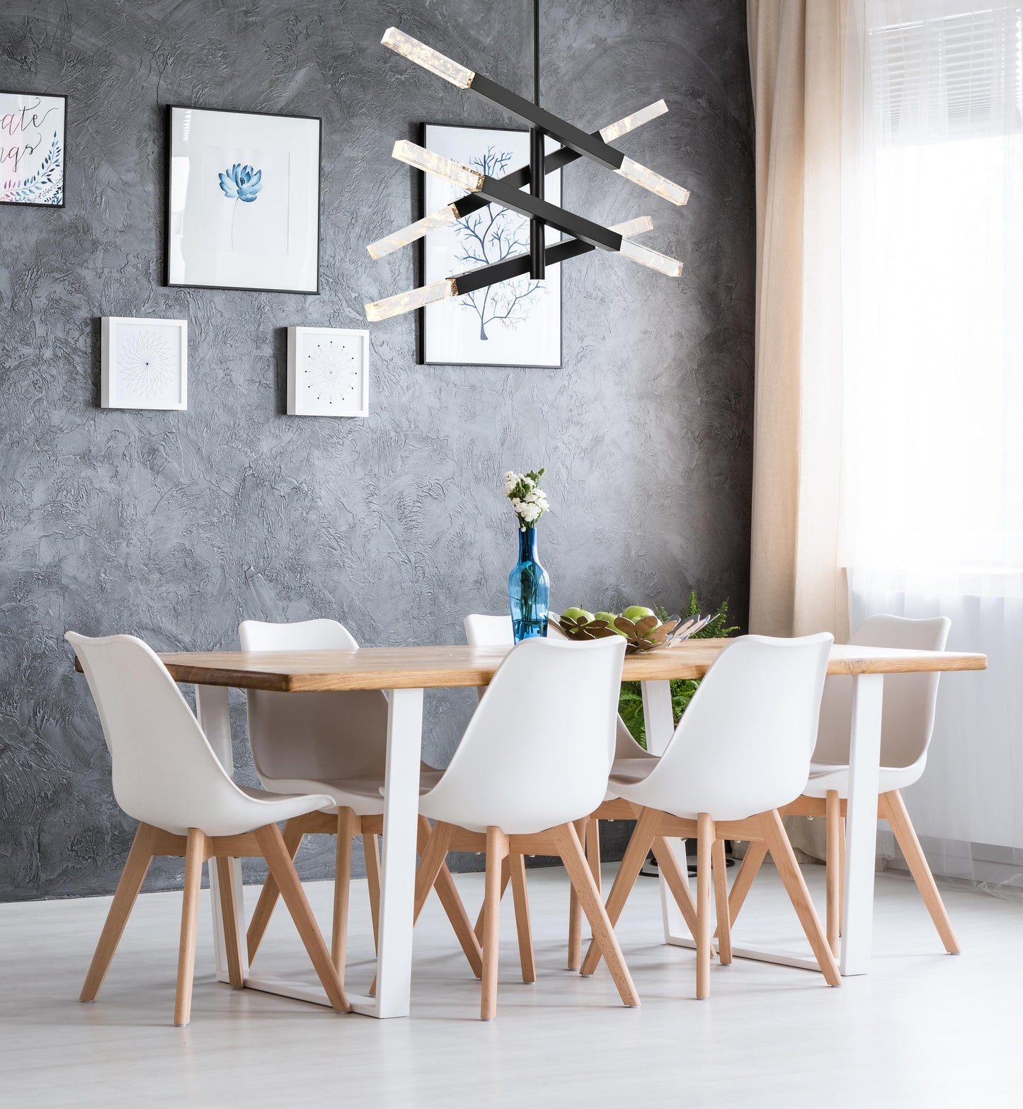 Ari 4-Bar Pendant in Black