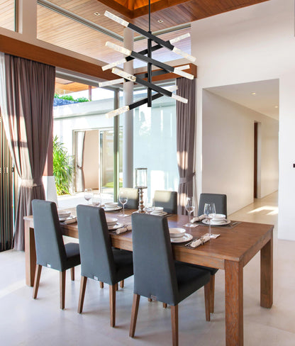 Ari 6-Bar Pendant in Black