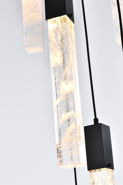 Aurora 32 inch Pendant in Black