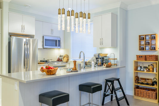 Aurora 36 inch Pendant in Satin Gold