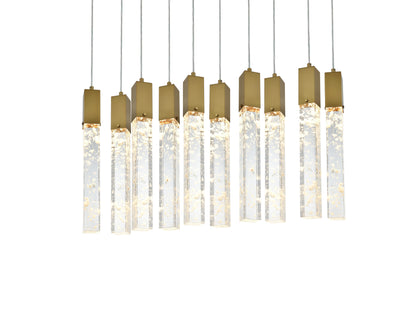 Aurora 42 inch Pendant in Satin Gold