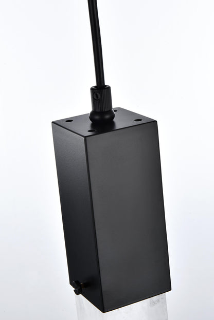 Aurora 5 inch Pendant in Black