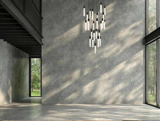 Aurora 36 inch Chandelier in Black