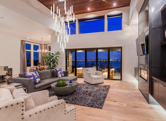 Aurora 42 inch Chandelier in Chrome