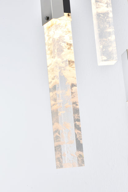 Aurora 20 inch Chandelier in Black