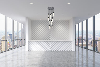 Aurora 30 inch Chandelier in Black