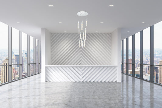 Aurora 30 inch Chandelier in Chrome