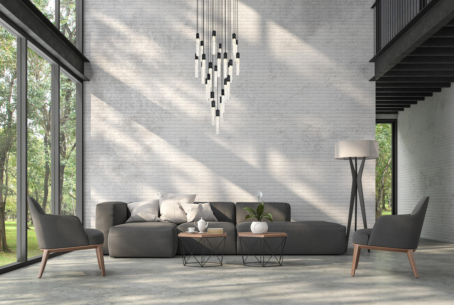 Aurora 42 inch Chandelier in Black