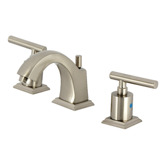 Manhattan Widespread Bathroom Faucet in Brushed Nickel