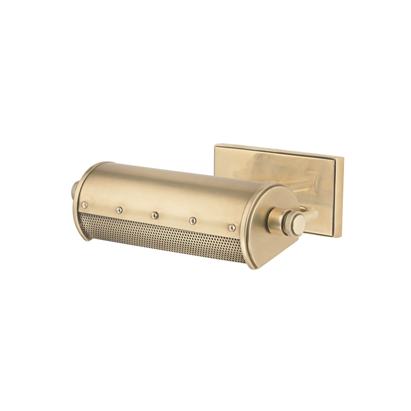 Gaines Picture Light with Aged Brass Finish