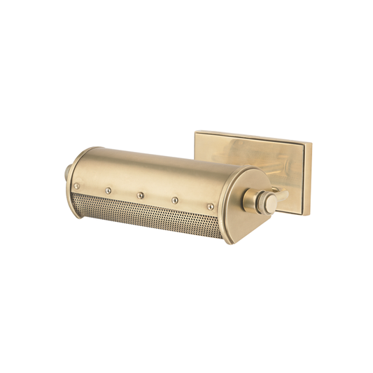 Gaines Picture Light with Aged Brass Finish