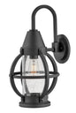 Chatham Medium Wall Mount Lantern In Black Finish