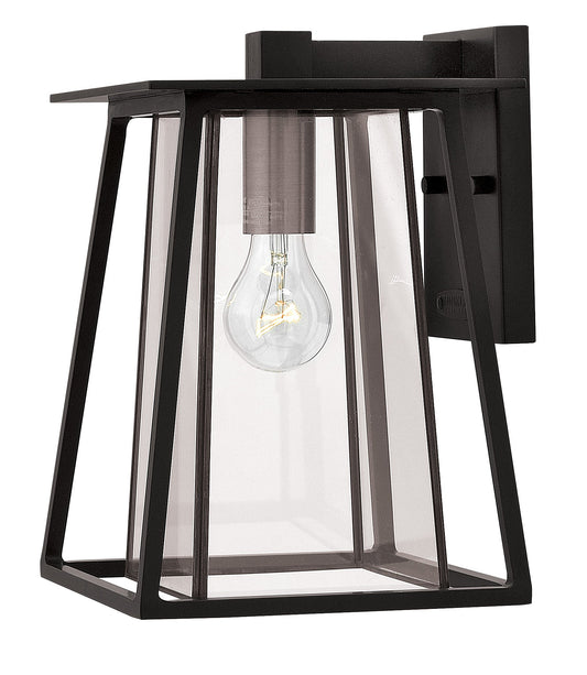 Walker Small Wall Mount Lantern In Black Finish